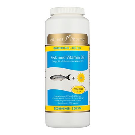 Fisk med Vitamin D3 Fitness Pharma