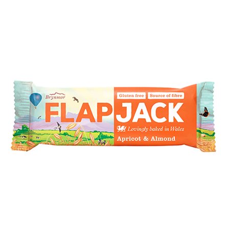 Flapjack m. abrikos og mandel