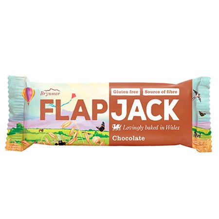Flapjack m. chokolade