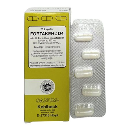 Fortakehl kapsler D4