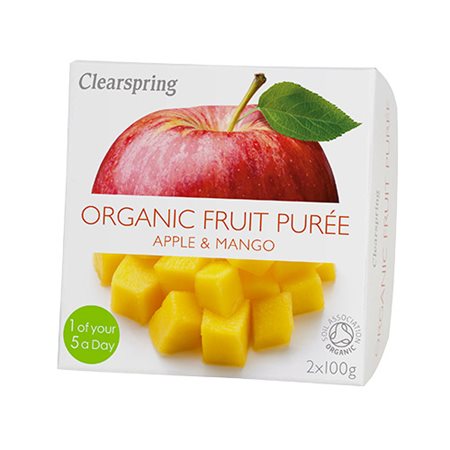 Frugtpuré æble, mango Ø