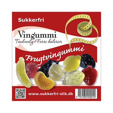 Frugtvingummi sukkerfri