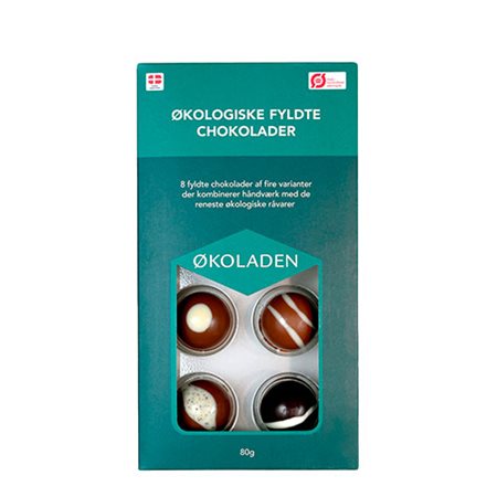 Fyldte Chokolader 8 stk Ø