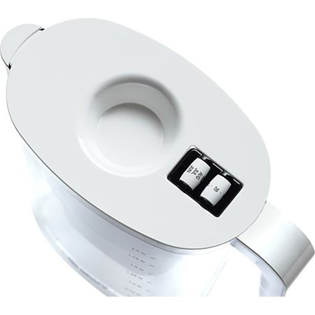 Glaskande 1,4L Hvid m. magnesium filter