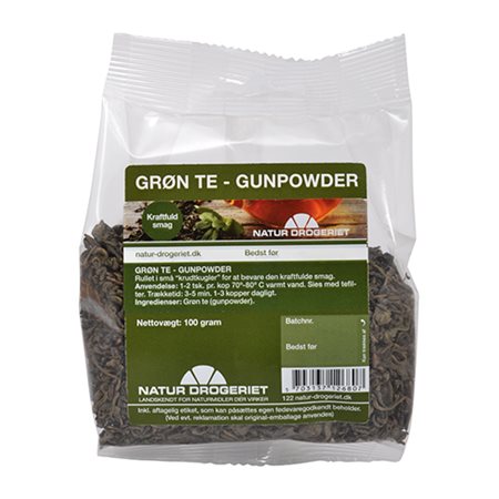 Grøn Gunpowder te