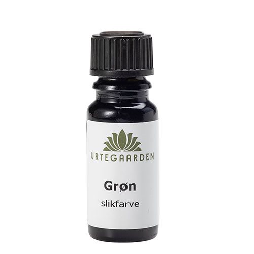 Urtegaarden Grøn slikfarve – 10 ml