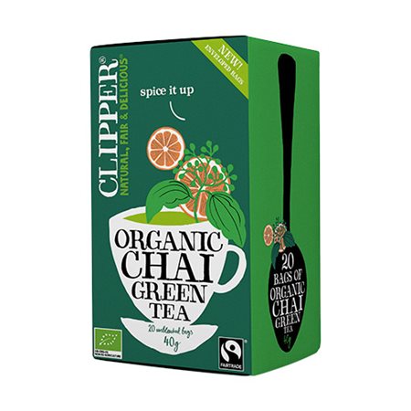 Grøn Te Chai Ø Clipper