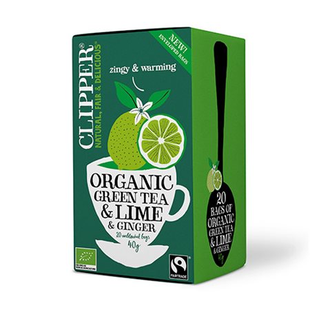 Grøn Te m. Lime & Ingefær Ø