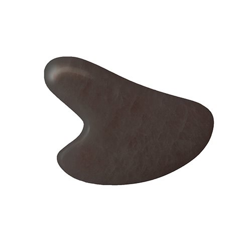 Pure Mind Gua Sha Heart Black Obsidian Stk