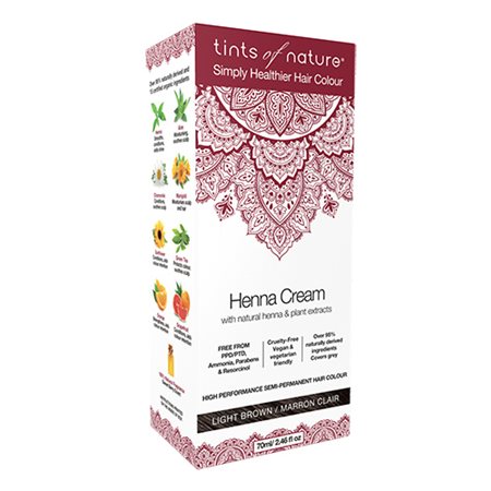 Hårfarve Henna Creme Light