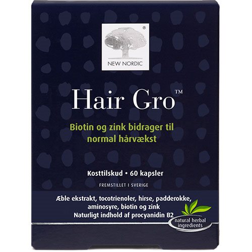 Billede af New Nordic Hair Gro - 60 kap