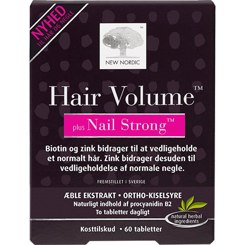 New Nordic Hair Volume + Nails strong – 60 tab