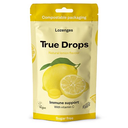 Halspastiller Citron True Drops