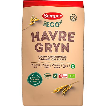 Havregryn glutenfri Ø Semper