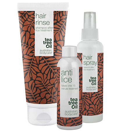 Head Lice Kit  - Værdi 404,95 Anti Lice, Hair Rinse Shampoo, Hair Spray