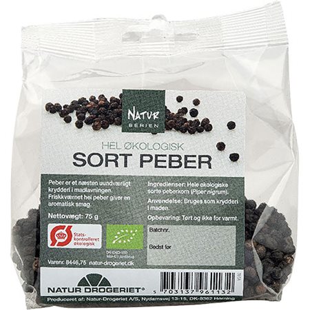 Hel sort peber Ø