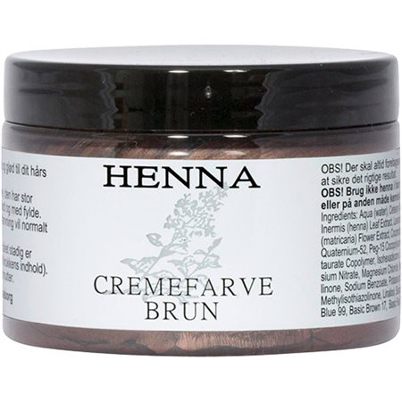 Henna cremefarve brun