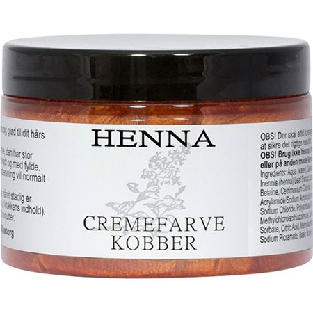 Henna cremefarve kobber