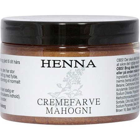 Henna cremefarve mahogni