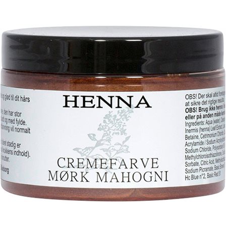 Henna cremefarve mørk mahogni