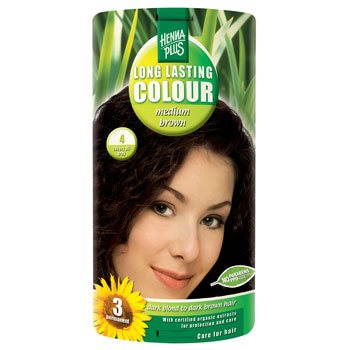 Henna Plus Hennaplus 4 hårfarve medium – 40 ml