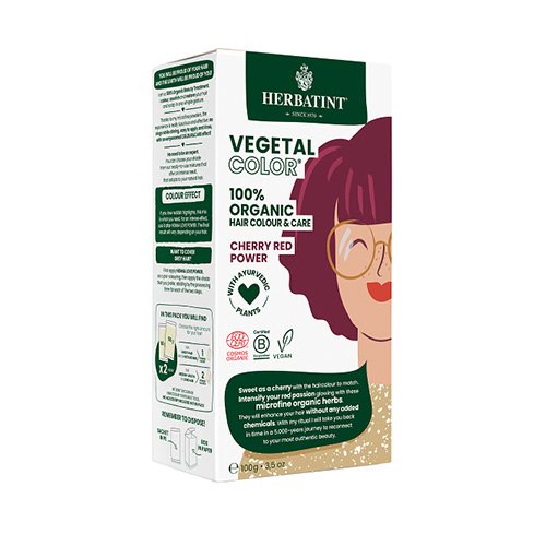 Herbatint Henna hårfarve Cherry Red Power – 100 g