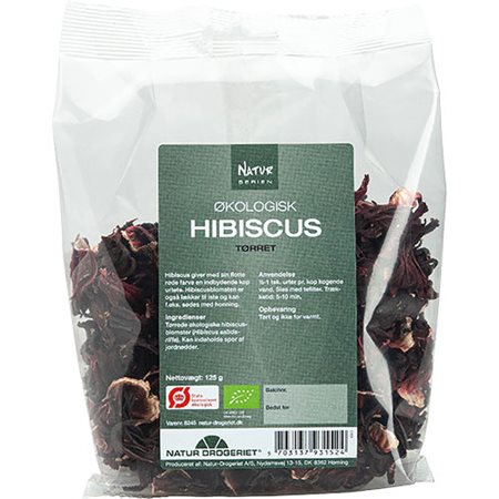 Hibiscus, tørret Ø
