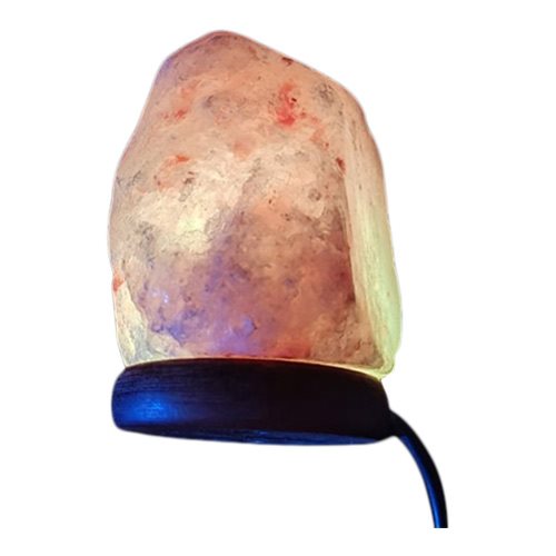 Billede af Himalaya salt lampe pink USB m. skiftende farver