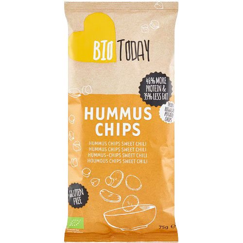 Bio Today Hummuschips med sød chili Ékologisk – 75 g