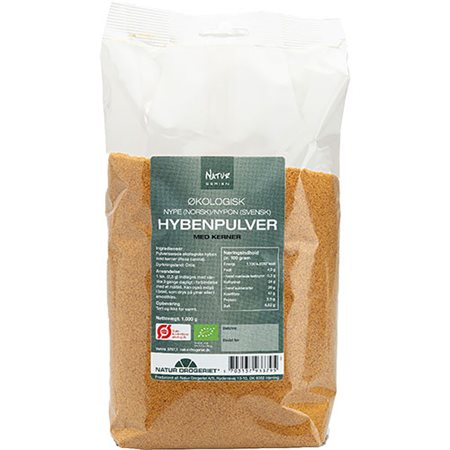 Hyben pulver fint m. kerner Ø