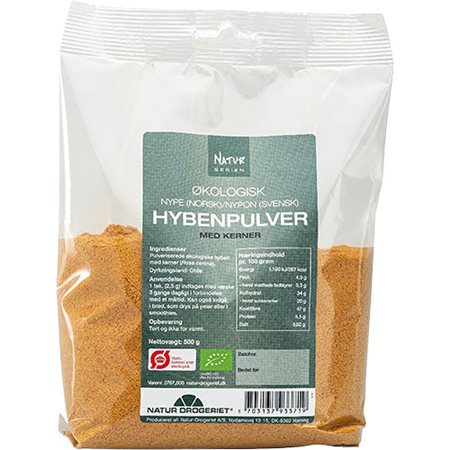 Hybenpulver med kerner Ø