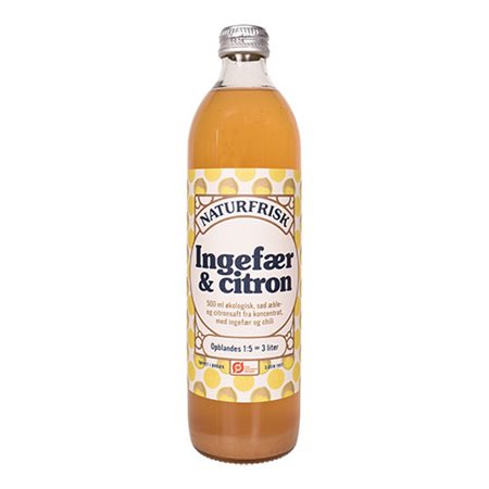 Ingefær & Citron saft Ø