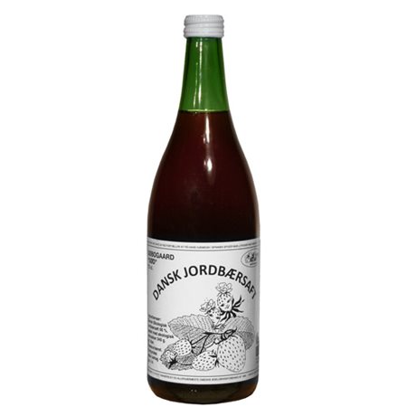 Jordbærsaft sød Ø