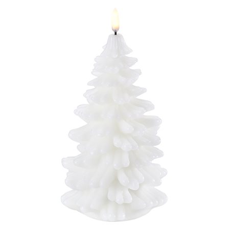 Juletræ lys LED hvid 11 x  18 cm