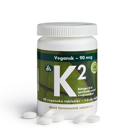 K2 vitamin 90 mcg vegetabilsk