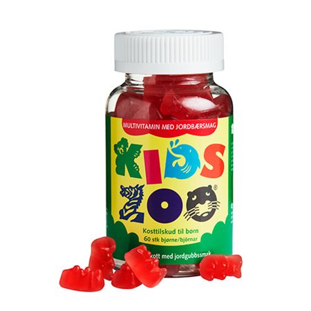 Kids Zoo Multivitamin jordbær