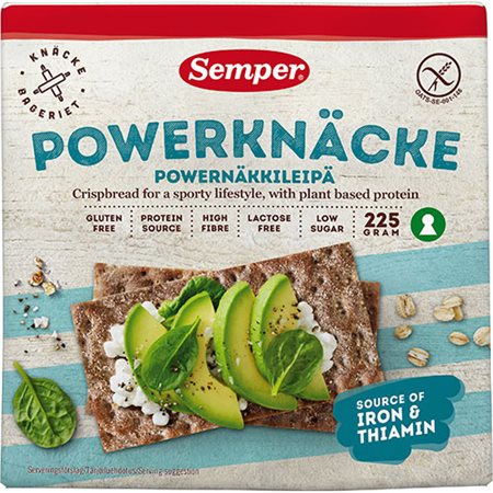 Knækbrød Powerknäcke Glutenfri