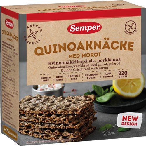 Semper Knækbrød quinoa – 220 g