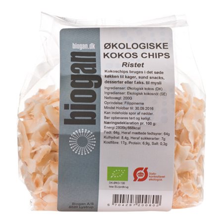 Kokoschips ristet Ø