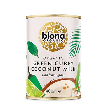 Kokosmælk Grøn karry m. citrongræs Ø