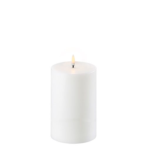 Led Bloklys Nordic White Smooth 10 1x15 Cm 1 Stk Fra Uyuni Lighting