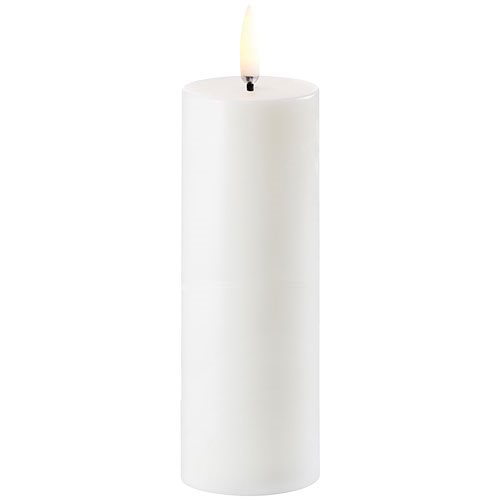 Led Bloklys Nordic White Smooth 5x14 5 Cm 1 Stk Fra Uyuni Lighting