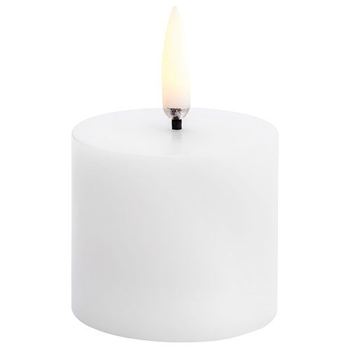 Led Bloklys Nordic White Smooth 5x4 5 Cm 1 Stk Fra Uyuni Lighting