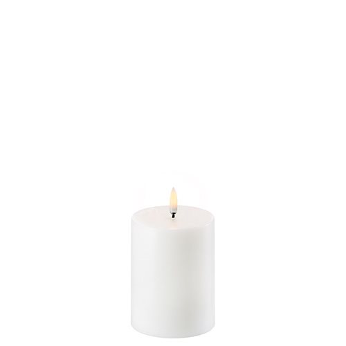 Led Bloklys Nordic White Smooth 7 8x10 Cm 1 Stk Fra Uyuni Lighting