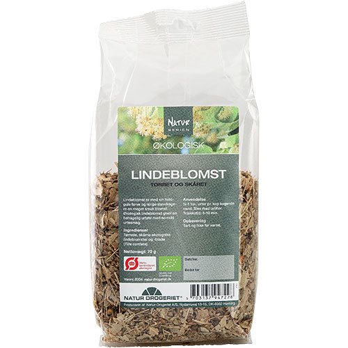 Natur-Drogeriet Lindeblomst Tørrede og Skåret Ékologisk – 70 g