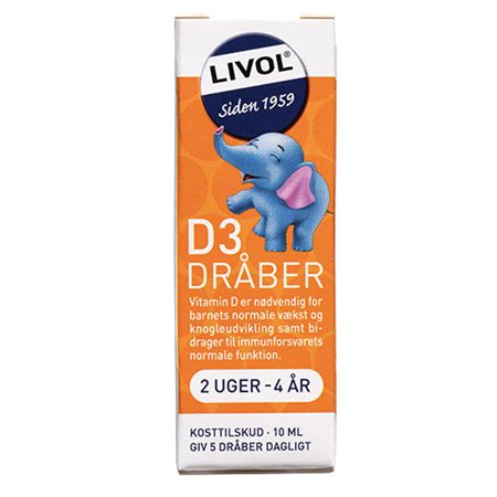 Livol D3-dråber til børn