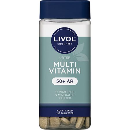 Livol Multivitamin m.urter 50+