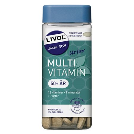 Livol Multivitamin m.urter 50+