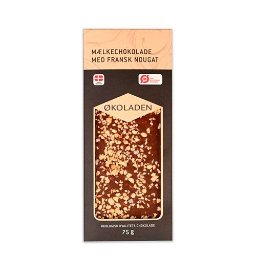 Mælkechokolade m. Fransk Nougat Ø