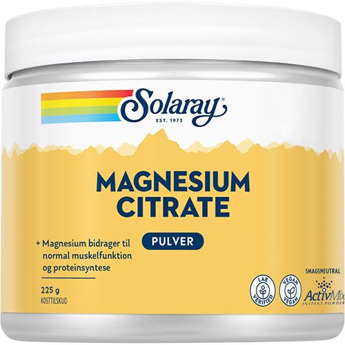 Solaray Magnesium Citrate – 225 g